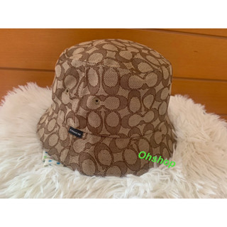 หมวกบักเก็ต Coach bucket Hat In Signature Jacquard ของแท้ 💯%