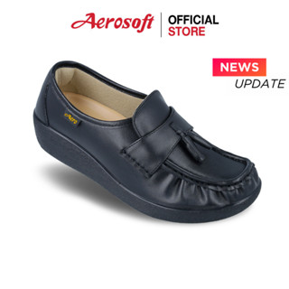 Aerosoft (แอโร่ซอฟ) รองเท้าคัทชู รองเท้าใส่ทำงาน รองเท้าเพื่อสุขภาพ รุ่น  NW9091(New)