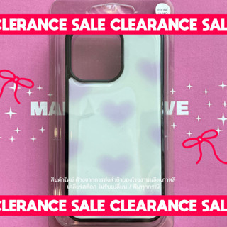 (พร้อมส่ง สินค้าล้างสต็อกไม่รับเปลี่ยน/คืนทุกกรณี) mafavarchive - iphone 13pro purple heart flutter epoxy เคสไอโฟน