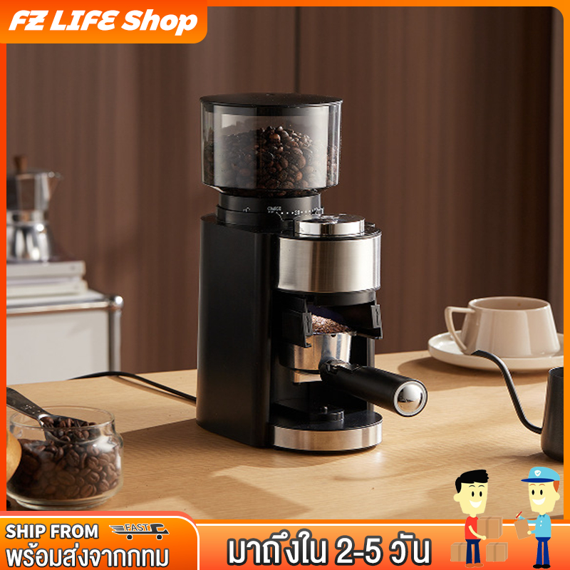 เครื่องบดกาแฟ เครื่องบดเมล็ดกาแฟ coffee grinder เครื่องบดกาแฟไฟฟ้า ปรับความหนาได้ 25 ระดับ เครื่องบดกาแฟอัตโนมัที่บดกาแฟ