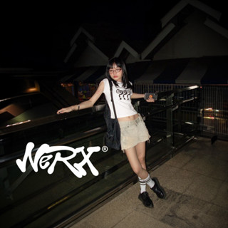 ( พร้อมส่ง 🎱 ) เสื้อยืด BABY TEE NERXWORLD รุ่น CONFUSE ✭