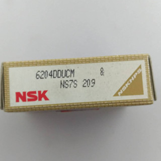 ลูกปืน ตลับลูกปืน NSK  เบอร์ 6204 DDU CM ฝายาง วงใน 20 mm วงนอก 47 mm หนา 14mm made in Japan