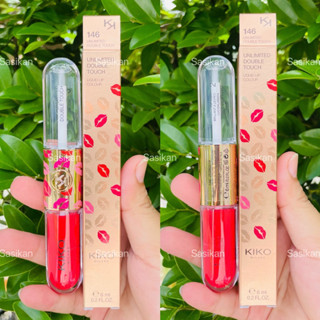 สี146 Im So Chich/KIKO New Happy Birthday Unlimited Double Touch 6 ml.ลิควิดลิปสติก 2 หัวแปรง