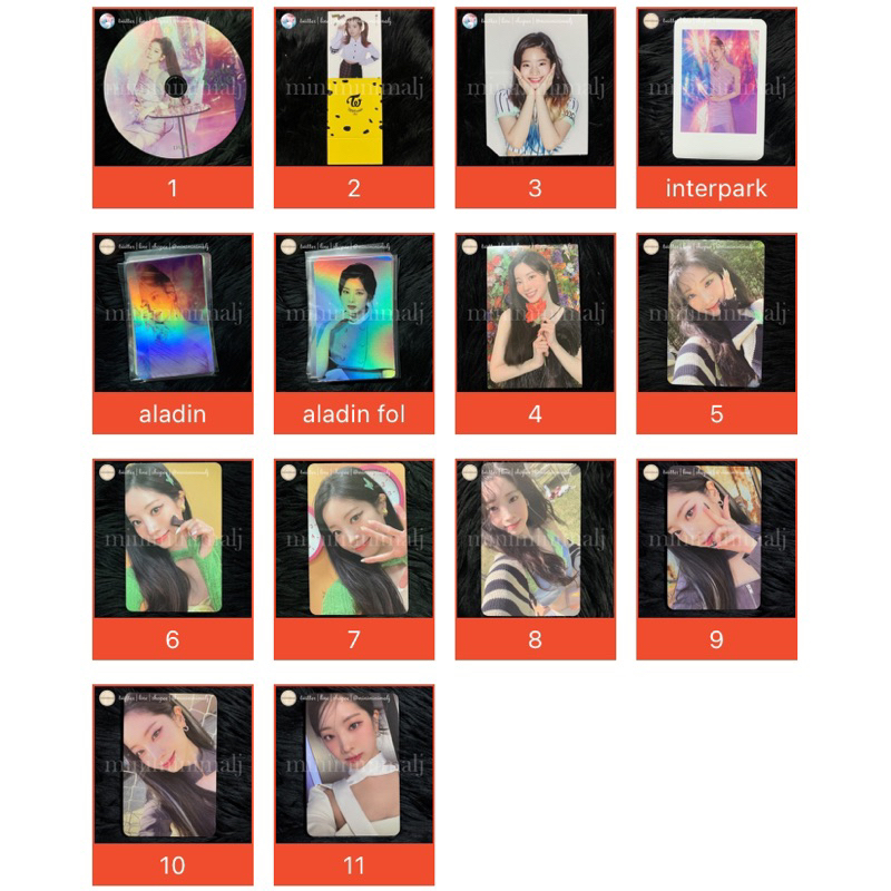 ★พร้อมส่ง★ การ์ด ดาฮยอน twice album | dahyun