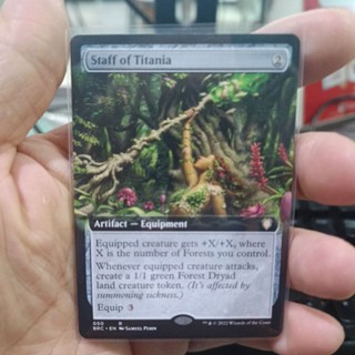 Staff of Titania MTG Single Card