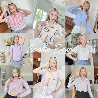 🧸🍪𝐂𝐨𝐨𝐤𝐢𝐞 𝐁𝐞𝐚𝐫 🍪🧸รวมงานป้ายน่ารัก เสื้อครอป สายคาเฟ่😍✨