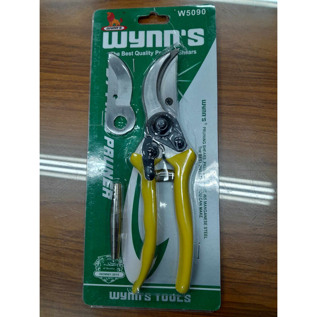 [แถมฟรีสปริง1อันใบมีด1อัน] WYNN'S กรรไกรตัดกิ่งไม้ 8นิ้ว รุ่น W5090
