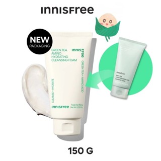 (แท้💯 ฉลากไทย) โฟมชาเขียว INNISFREE Green Tea Amino Hydrating Cleansing Foam 150 ml.