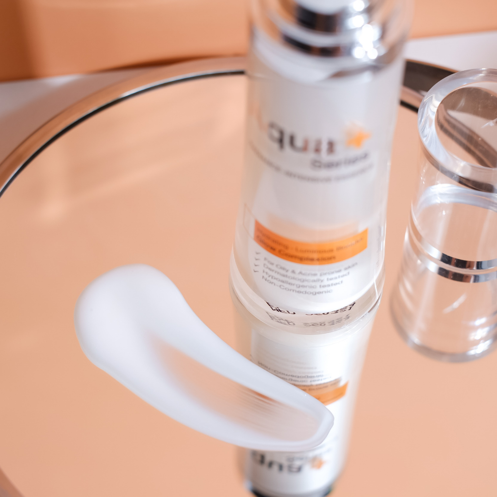 (ส่งฟรี) Aqua+ Series Radiance-Intensive Essence 30 ml. & Bright-Up Daily Moisturizer 30 ml. - รูปที่ 4