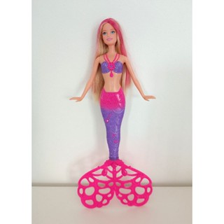 ตุ๊กตาบาร์บี้นางเหงือกเล่นเป่าฟองสบู่ Barbie Bubble-Tastic Mermaid Doll