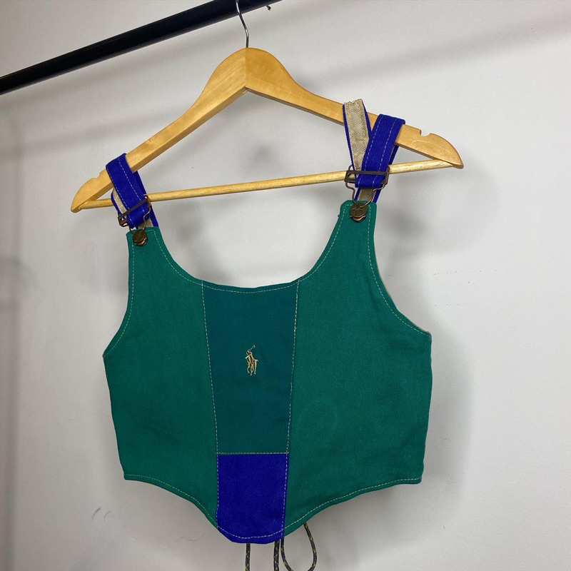 เสื้อแนววินเทจ POLO Remake Corset 🔥 เสื้อ Remake