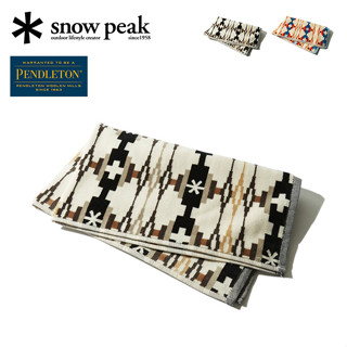 Snow Peak x Pendleton Hand Towel  SI-PD-23SU001 ผ้าขนหนูเช็ดมือลาย สโนว์พีค x เพนเดิลตัน สีเบจ