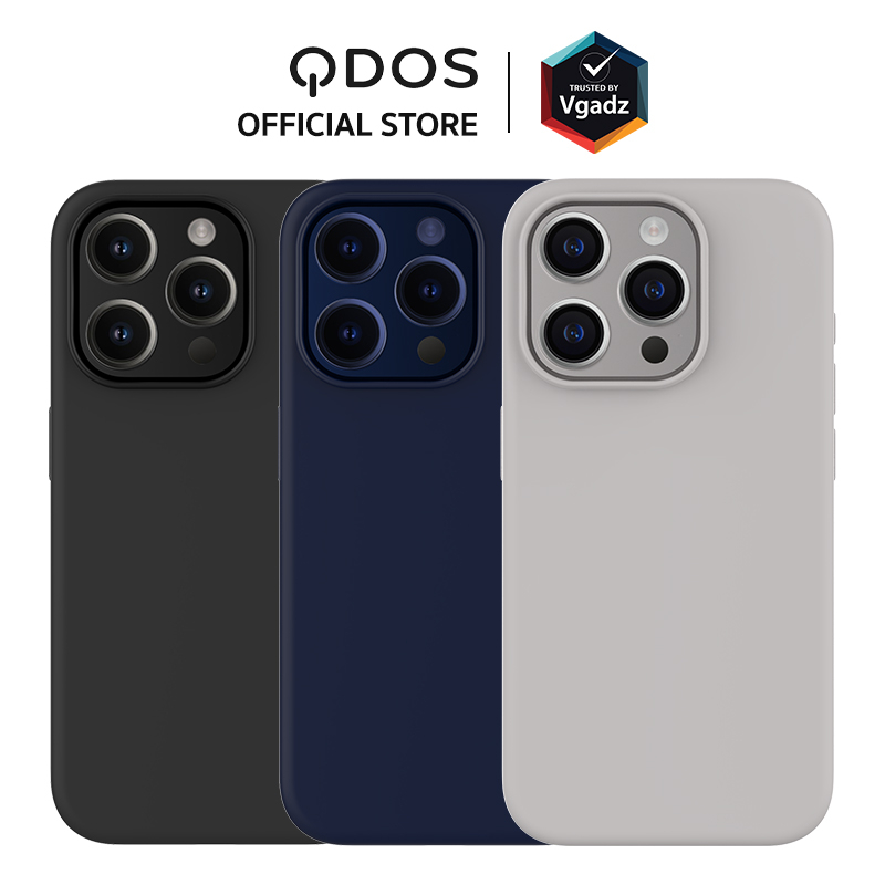 QDOS รุ่น Touch Pure with Snap (Magnetic) - เคสสำหรับ iPhone 15 Pro / 15 Pro Max