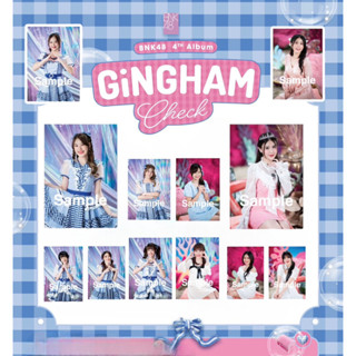 (Pre-order) random photo รูปปกอัลบั้ม 4  Gingham Check BNK48 (กำหนดส่ง อฟช. 18/10/66)