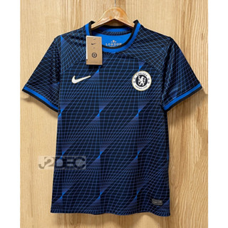 เสื้อฟุตบอล [เกรดแฟนบอล] *เชลซี *AWAY KITS.3* 23/24  #.สามารถเพิ่มชื่อนักเตะ. / อาร์มEPL ได้.