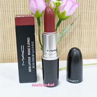 ลิปสติกเนื้อซาติน ลิปสติกเนื้อซาติน 😘 Mac Satin Lipstick สี 820 Retro ขนาดปกติ 3 g.ฉลากไทย ของแท้ 100%