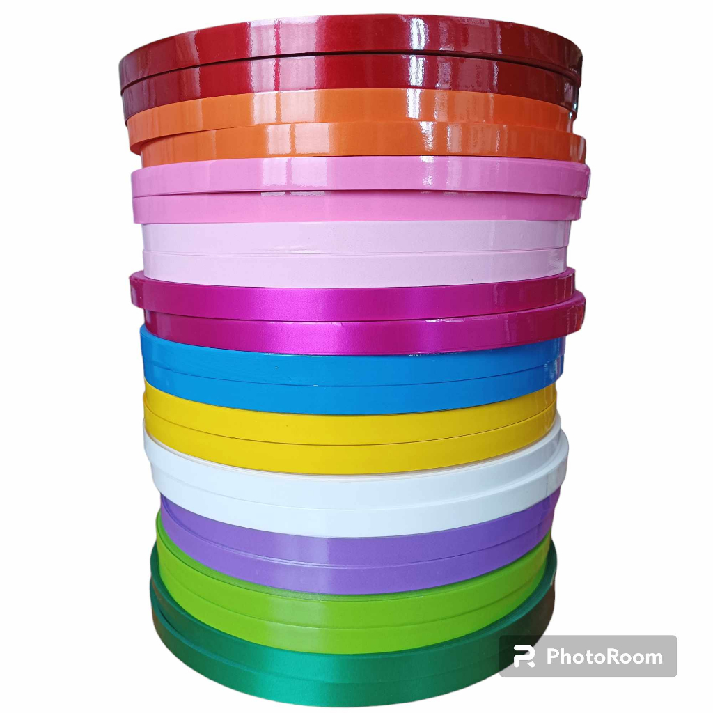 ริบบิ้นไฮกลอส เนื้อเงา ม้วนใหญ่ 300 หลา ขนาด 12 mm. เนื้อแข็ง พับเหรียญโปรยทาน (ราคาต่อม้วน) ราคา ถูกที่สุด ดีลบีเคเค แกลเลอรีภาพที่ 3