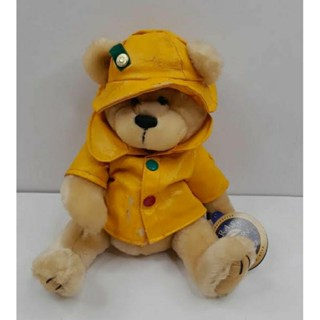 ตุ๊กตาหมี Vintage Brass Button Bear Plush Toy, Harper  1996 ลิขสิทธิ์แท้