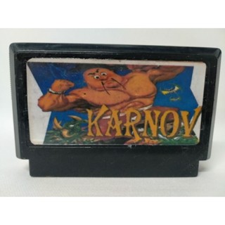 ตลับ FC เกม karnov เกมตลุยด่านสนุกๆทั่วไป