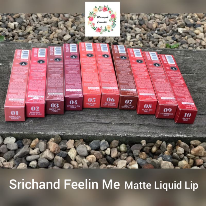 Srichand Feelin’ Me Matte Liquid Lip ศรีจันทร์ แมต ลิควิด ลิป