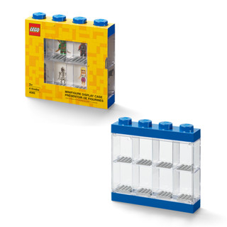 LEGO Minifigure Display Case กล่องโชว์ มินิฟิกเกอร์ ดิสเพลย์เคส เลโก้ สีน้ำเงิน (8 Minifigures)