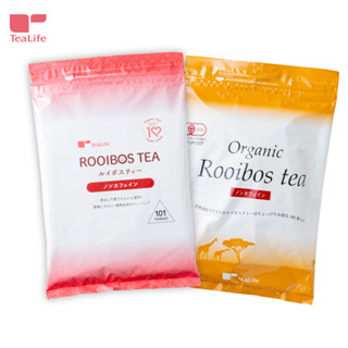 [TeaLife]ชารอยบอส 101ถุงชา + ชารอยบอส ออแกนิค 101ถุงชา (1ถุงชา＝2.0กรัม) Rooibos ไม่มีคาเฟอีน ชางาม ชาเพื่อสุขภาพ งตรงจากประเทศญี่ปุ่น japan