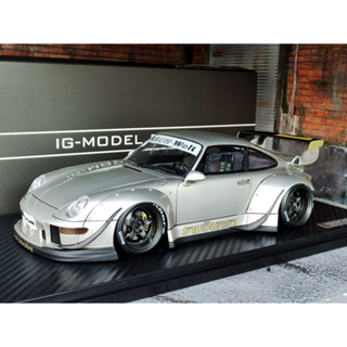 โมเดลรถRWB โมเดลรถPorscheRWB โมเดลรถPorsche 1:18 Porsche911RWB Porsche 911 993 RWB รามอินทรา ignition model  1/18