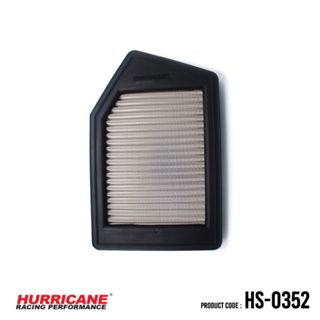 HURRICANE กรองอากาศสแตนเลส , ผ้าแดง Acura ( TLX ) Honda ( ACCord ) HS-0352