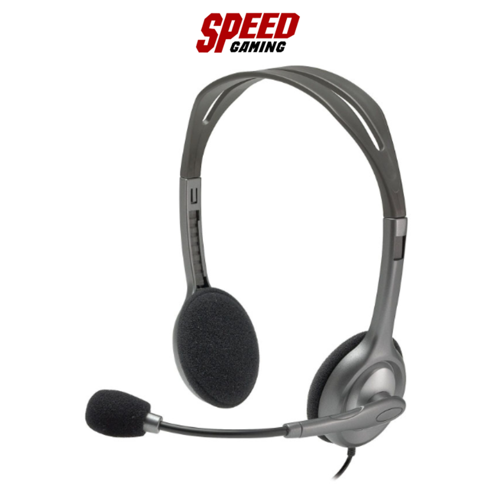 LOGITECH H111 BLACK 3.5MM HEADSET (หูฟัง) / By Speed Gaming
