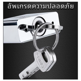 MUSCLE COW แม่กุญแจล็อค กุญแจ พร้อมลูกกุญแจ 3 ดอก สีเงิน 30mm 40mm 50mm ยาวและสั้น