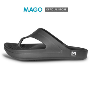 MAGO FOOTWEAR " WAVE FLIP " ( เทา ) รองเท้าสุขภาพ