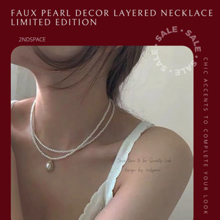 🔥SALE🔥สร้อยมุกวินเทจสุดหรูหรา🌹Faux Pearl Vintage Choker✨🌷📌พร้อมส่งนะค้า