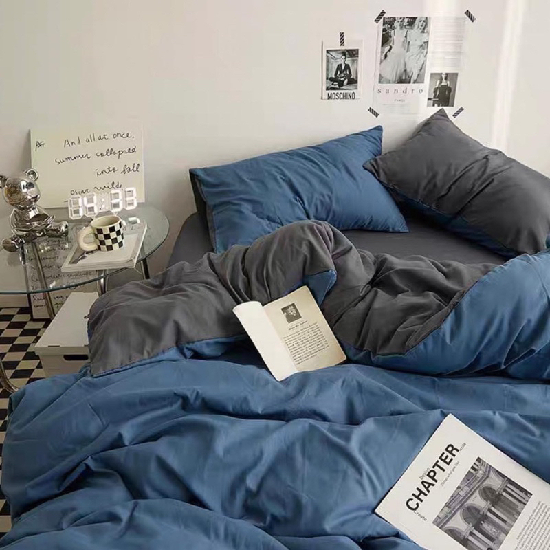 ผ้าปูที่นอน ชุดเครื่องนอน พร้อมผ้านวม ครบเซ็ต 6 ชิ้น มีขนาด 3.5/5/ 6ฟุต - รูปที่ 3