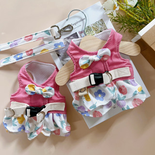 Harness *Tulip*พร้อมส่ง* ราคารวมสายจูงแล้ว