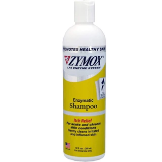Zymox แชมพูและคอนดิชั่นเนอร์สำหรับโรคผิวหนังติดเชื้อ แบคทีเรีย เชื้อรา ยีสต์ โรคผิวหนัง 355 ml.