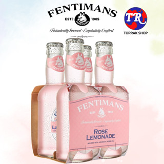 (Pack 4) Fentimans ROSE LEMONADE เฟนติแมนส์ โรส เลมอนเนด 200 ml