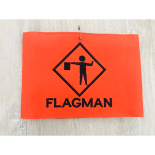 ปลอกแขน Flagman แบบมีตีนตุ๊กแก (พร้อมส่ง)