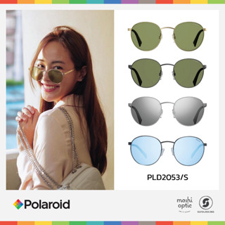 แว่นกันแดด Polaroid PLD2053/S ทรง Round เลนส์ Polarized ของแท้รับประกันศูนย์ไทย