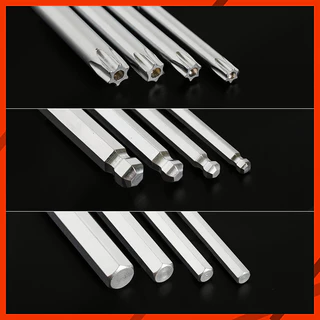 MUSCLE COW ประแจรูปหกเหลี่ยม l -phaped, ประแจหกเหลี่ยมยาว, ชุด 9 ชิ้น, สามตัวเลือก, (หัวกลม, สแควร์, ดาว)