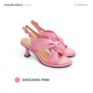 LA BELLA รุ่น CHLOÉ HEELS - SHOCKING PINK