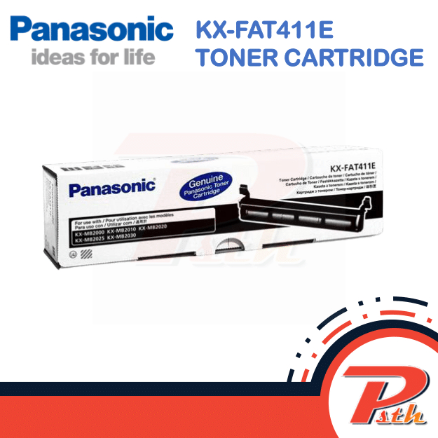 KX-FAT411E TONER ตลับหมึกโทนเนอร์แท้สำหรับเครื่องโทรสารและมัลติฟังก์ชั่น Panasonic  สามารถใช้ได้กับหลายรุ่น (KX-FAT411E)