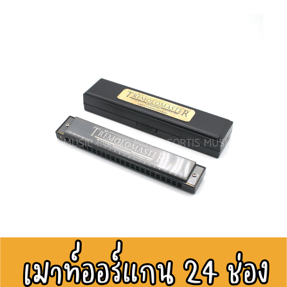 เม้าออแกน Tremolo Master 24 ช่อง คีย์ C เป่าง่าย ไม่กินแรงลม