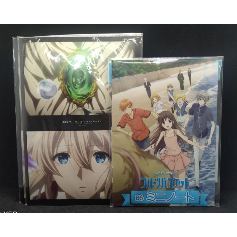 🌋ถูกลิขสิทธิ์🌋ของสะสม สมุด ไวโอเล็ต เอเวอร์การ์เดน และเสน่ห์สาวข้าวปั้น (Violet Evergarden,Fruits Ba