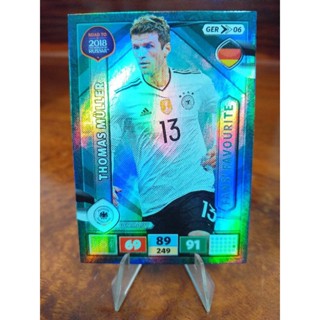 การ์ด Panini Adrenalyn XL Road to 2018 FIFA World Cup Russia (จำหน่ายแยกใบ)