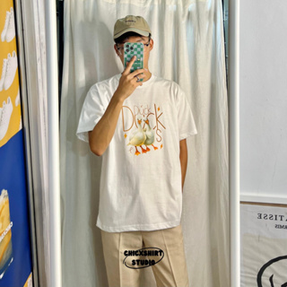 chicxshirt - เสื้อยืด OVERSIZE รุ่น ( dft ) ducks ( อก 44 ยาว 28 )