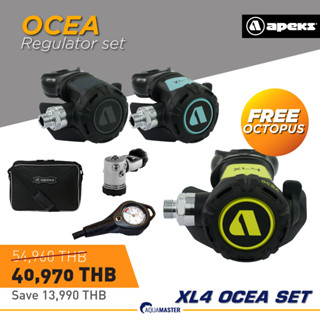 ฟรี!! Octopus + Reg bag apeks XL4 OCEA Regulator Set อุปกรณ์ดำน้ำ