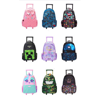 พร้อมส่ง กระเป๋าเป้ล้อลาก Smiggle กระเป๋าเป้ ของแท้100%