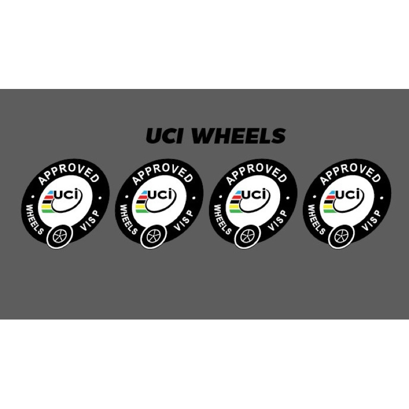 สติกเกอร์ โลโก้ UCI ล้อ