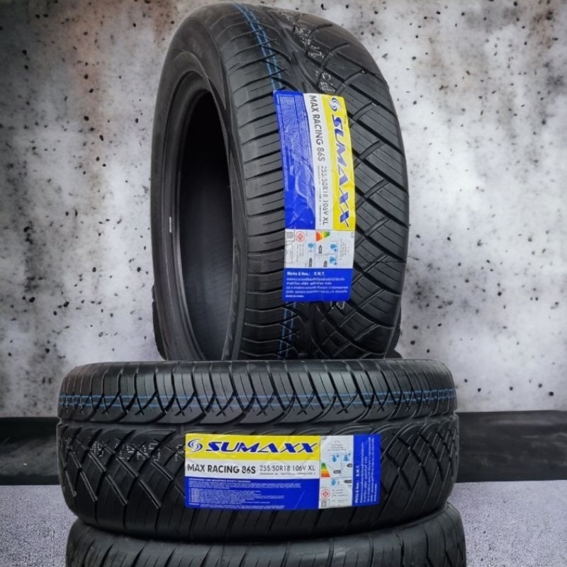 ยางรถยนต์255/50R18(ปี2025)ยี่ห้อ ซูมแม็ก ฟรีจุ๊บลมคุณภาพดีมีรับประกัน(ราคาต่อ2เส้น)เก็บเงินปลายทาง