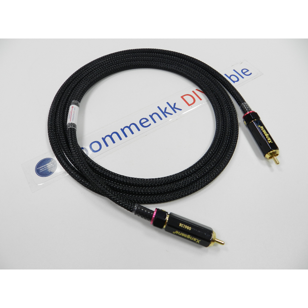 สายสัญญาณเสียงซับวูฟเฟอร์แบบเข้าหนึ่งออกหนึ่งรุ่นใหญ่ Subwoofer cable Canare GS-6 1-1 (ความยาว 1-5m)
